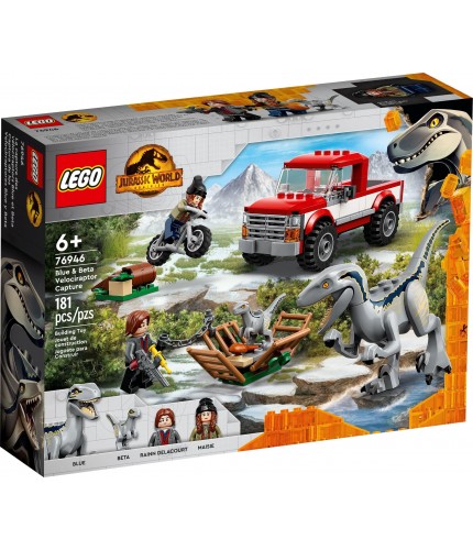  LEGO Jurassic Word 76946 Blue and Beta Velociraptor Capture